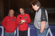 Rallye Český Krumlov: Giuseppe Volta (vlevo) a James Avis (vpravo)